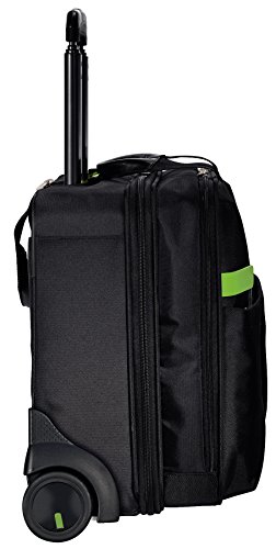 Leitz Business Softcase Handgepäck-Trolley (Smart Traveller, 19 Fächer, 44 x 37,5 x 23 cm, Polyester/Metall/Leder, Complete), Schwarz, 60590095 - 3