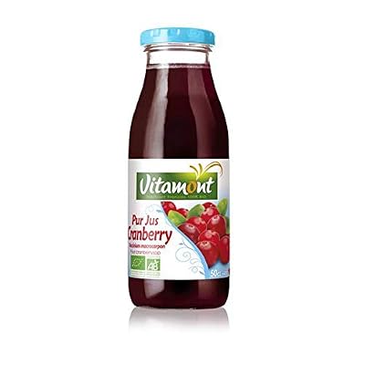 Vitamont - Pur Jus De Cranberry Bio 50Cl - Lot De 3 - Livraison Rapide En France - Prix Par Lot