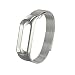 Produktbild Wanfei Xiaomi Armband Mi Band 3 Strap, Band 3 Metallarmband Ersatzarmbänder Ersatz Strap Erweiterbar Armband für Xiaomi Mi Band 3 (Kein Sensor / Kein Host)