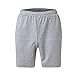 Produktbild MCYs Herren Freizeit-Shorts Reißverschluss Sport Joggen und Training Shorts Farbsport Jogginghose Fitness Kurze Hose
