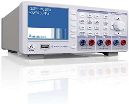 Rohde and Schwarz HMC8043 3 channel power supply, 0V-32V/3 A, 100W, resolution 1mV/0.1 mA, tracking, EasyArb, electronic fuse, FuseLink, USB stick connector, Ethernet