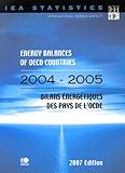 Image de Energy Balances of Oecd Countries, 2004/2005: Bilans Energetiques Des Pays De L'ocde