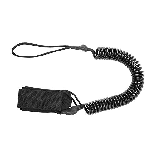 Ouken Surf TPU élastique Enroulé Leash Surfboard Leash pour Stand Up Surf Pied Corde Paddle Board Sangle de sécurité