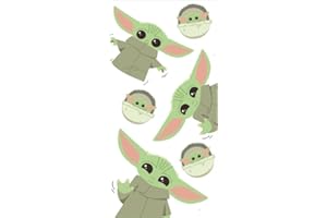 Jerry Fabrics F – Toalla de playa – Toalla de baño – Star Wars – Baby Yoda – Niño – 70 x 140 cm – 100% algodón