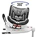 Produktbild  Kinderautositz Drehbar 0-18kg, 360°, Isofix, Gruppe 0+/1, ECE R44/4 Norm (Maximale Sicherheit für Ihr Kind) - Reboarder 0+ 1, Drehbar und neigbar mit Sitzerhöhung - Autositz für Babys und Kinder