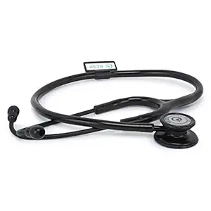 RCSP stethoscope for doctors and medical student cardio black shine III for pediatric and adult