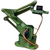 SANEC Arduino Robot Kol Kiti 3D Baskı Birleşmiş Halde Robot Kol - Yeşil