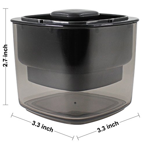 Knoblauchpressen Knoblauch Hobel, FineGood Zerkleinerer mit Edelstahl Klinge für Ingwer Knoblauch Scallion Zwiebel Chili Gewürz, Küche Gadgets Werkzeuge Zubehör - 7