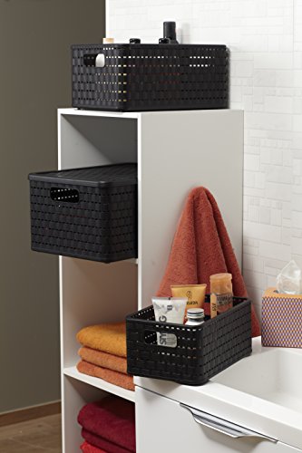 Sundis A4 schwarz Country Korb Kunststoff schwarz 36,8 x 27,8 x 19,1 cm - 2
