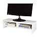 Produktbild Baiyun flyin Mai Hölzerner Computer-Monitor-Regal-Hoher Regal, Schreibtisch-Tastatur-Regal-Regale (Farbe : Weiß, Größe : C)