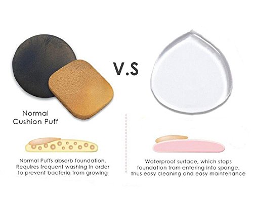 Mangotree 2 Silicone Sponge – Beauty Blender Applikator – Silikon Schwämme Puderquaste für Make-up - 7
