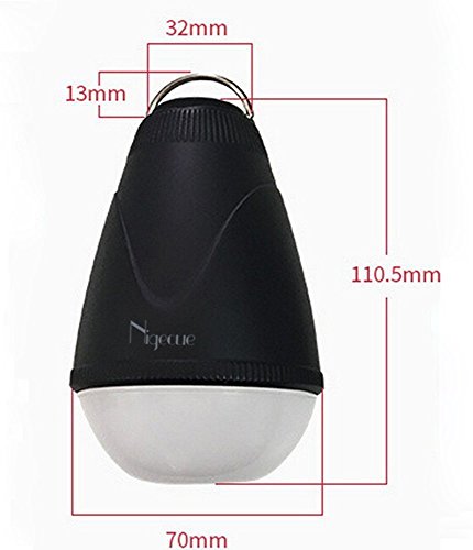 Camping laterne Dimmbar Campinglampe mit IR Fernbedienung 3 Modes und IP64 Wasserdicht Campingleuchte für Wandern, Camping, Notfälle, Hurrikane, Arbeiten in der Dunkelheit - 3