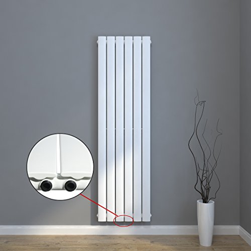 Design Flach Heizkörper 1800x539mm Weiß Paneelheizkörper Vertikal Mittelanschluss Einlagig - 4