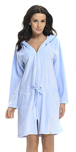 Preisvergleich Produktbild DN, Morgenmantel, SWO 1008, Light Blue, Gr. XL
