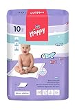 Bella Baby Happy Wickelunterlagen 60 x 60 cm, 4er Pack (4 x 10 Stück)