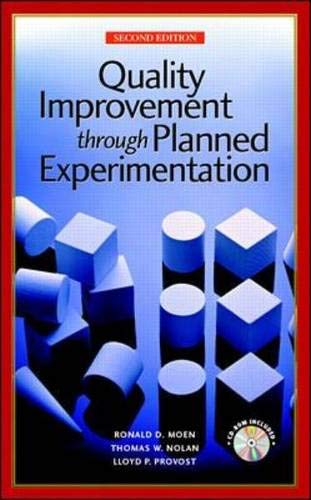 Quality Improvement through Planned Experimentation
