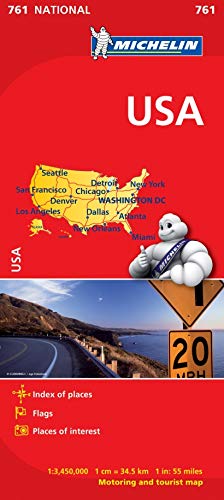 Preisvergleich Produktbild USA - Michelin National Map 761 (Michelin National Maps)