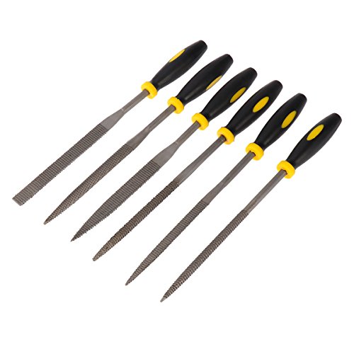 ukcoco Wood File Set 6Pcs Hand File Hardened Steel Wood Scraper Set 140