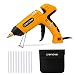 Produktbild Kleberpistole, Crenova 100 Watt Einstellbare Temperatur Heißklebepistole mit 10 PCS Transparente Kleberpistolenstöcke für DIY Kunst & Handwerk & Dichtungen und Schnellreparaturen, Gelb