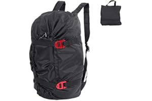 Dilwe Klettern Seilsack, Faltender Wasserdichter Bergsteigen Schulter Rucksack für Klettern Trekking Wandert(Schwarz)