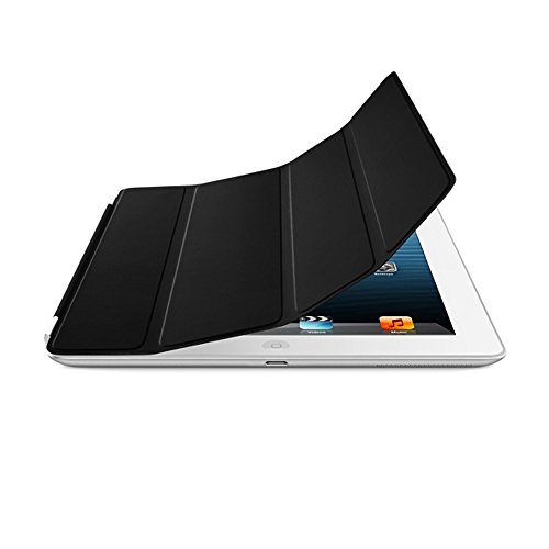 doupi® Smart Cover & Case für iPad 2 3 4 mit Smart An/Aus Funktion Etui 2-teilig Schutz Hülle Kunstleder Schutzhülle Ständer Tasche schwarz - 3