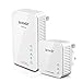 Price comparison product image Tenda PW201A+P200 Powerline & Wi-Fi Range Extender Adapter Kit with Fast Ethernet Ports; Plug and Play, Wi-Fi range extending capability, UK Plug Version - Pack of 2