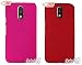 For Motorola Moto G 4th Gen Plus [COMBO OFFER]: Unistuff™ Matte Finish Hard Shell Ultra Thin Bumper Back Case Cover for Motorola Moto G 4th Gen / Moto G4 / Moto G Plus, 4th Gen / Moto G4 Plus (Pink, Red) RS.299.00