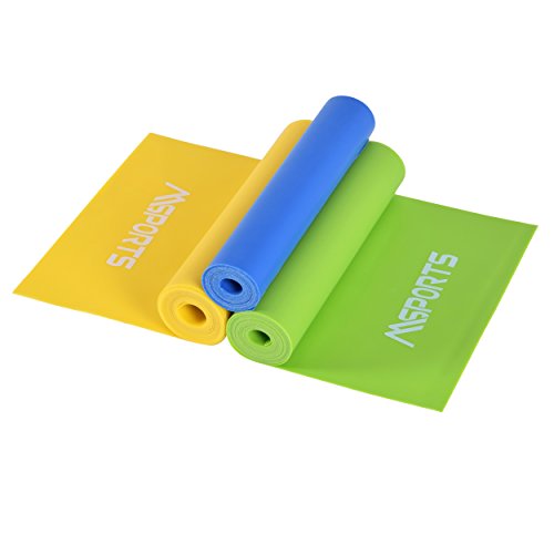 Fitnessband 3er Set im Beutel – Leicht | Medium | Stark – Fitnessband Trainingsband Gymnastikband - 6