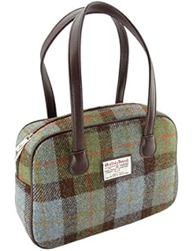 Damen Harris Tweed authentischen quadratischen Handtaschen lb1005