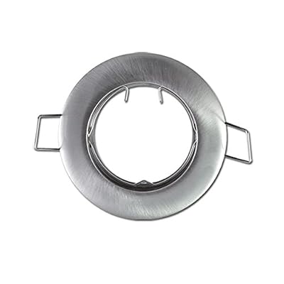 Vision-EL 77709 Petit support de plafond, Aluminium, Argent, ((Ø)-77 mm