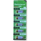 Mettzchrom 23A 12V Alkalin Pil Garaj Bariyer Kepenk Oyuncak Alarm Kumandası Kapı Zili Pili 5 Adet A23 E23A MN21 MS21 L1028 VA