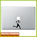 Produktbild "Sportler Jogging Laufen Jogger" Aufkleber Sticker für Macbook Air 11 13, Macbook skin 13, 15, 17 Zoll inch Apple Notebook Aufkleber ohne Hintergrund Tattoo Vinyl PEGATINA Apple Mac Hintergrund