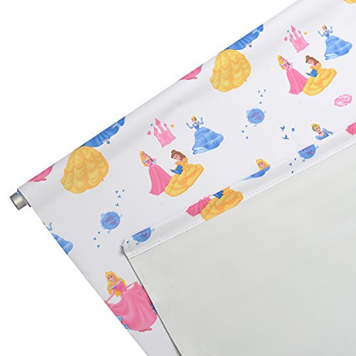 Verdunkelungsrollo: Disney Prinzessin Rollo, 120 cm breit und 175 cm lang – Fensterrollo für Kinder mit Kettenzug - 4