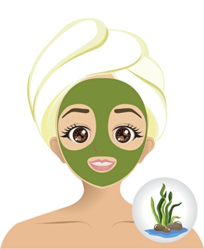Deluxe Spirulina Algen Detox Maske (250g), 100% natürliche Heilerde gegen fettige Haut & Hautunreinheiten, reine Gesichtsmaske zur Porenverfeinerung - 5
