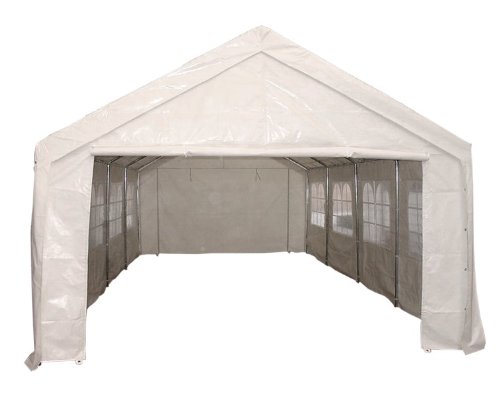 Preisvergleich Produktbild Dachplane / Zeltdach / Ersatzdach 4x8 PVC weiss