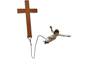 Hiessgozy Innovativo Decor Bungee Jumping per Gesù Cristo Figura Pezzi religiosi U9V1 Ffor Decor Resina Dropshipping Artigianato