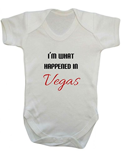 I’m What Happened In Vegas Funny Joke Cheeky Novelty Whoops Baby Grow Vest