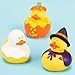 Produktbild Baker Ross Badeente "Halloween" - Quietscheenten (Hexe, Geist; Kürbis) für Kinder zum Spielen, Gummiente als Mitgebsel (6 Stück)
