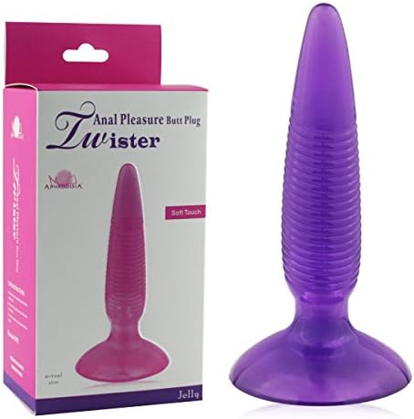 PANNN Women's Anal ,Medical Silica gel Safe Masturbation Supplies,Length 116mm,Diameter 62mm , purple