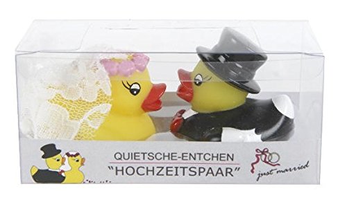 Quietscheente Hochzeitspaar – Geschenk zur Hochzeit - 2
