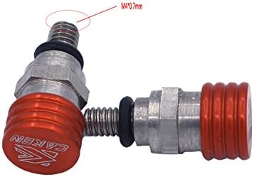 M4*0.7mm Orange Fork Air Bleeder Relief Valve Motorcycle Motocross For Dirt Bike KTM KTM SX SXF EXC SMR SMCR All Modle Bike