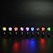 Produktbild AYAMAYA 5 Pairs Changing Color Christmas Light Up LED Earrings Studs Flashing Blinking Earrings Dance Party Accessories unisex for Men Women