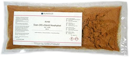 Iron(III)chloride | Ferric chloride Etchant for non-ferrous metals, steel and pcb 500g