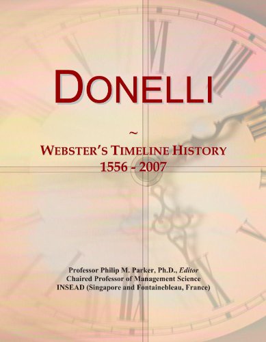 Donelli: Webster's Timeline History, 1556 - 2007