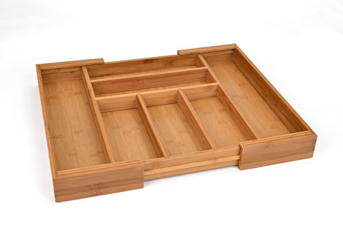 GRÄWE Besteckkasten ausziehbar aus Bambus, variabel 36-57 cm - 4