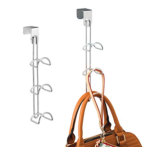 InterDesign 06580EU Classico Handtaschenhalter zum Hängen über die Tür, Chrom - 5