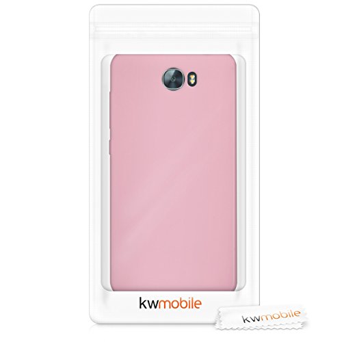 kwmobile Funda para Huawei Y6 II Compact  2016  - Case para m  vil en TPU silicona - Cover trasero en rosa palo mate