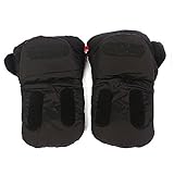 IntiPal Handmuff Handwärmer Handschuhe für Kinderwagen Kinderwagenmuff Schwarz - 4