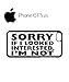 Produktbild Sorry I looked Interested. I'm Not Mobile Phone Case Cover iPhone 6 Plus + White
