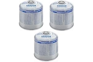 CADAC Lot de 3 cartouches de gaz à visser 500 g EN417 pour réchaud de camping propane butane